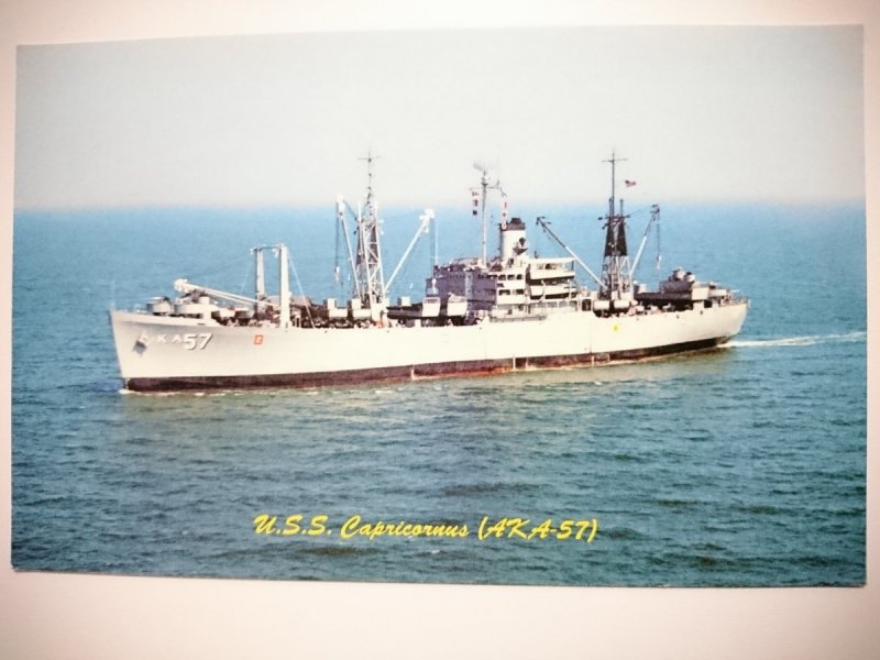 U. S. S. CAPRICORNUS AKA/LKA-57 AMPHIBIOUS ATTACK CARGO SHIP