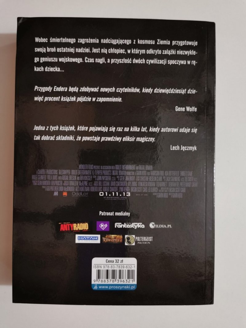 GRA ENDERA - Orson Scott Card 2013