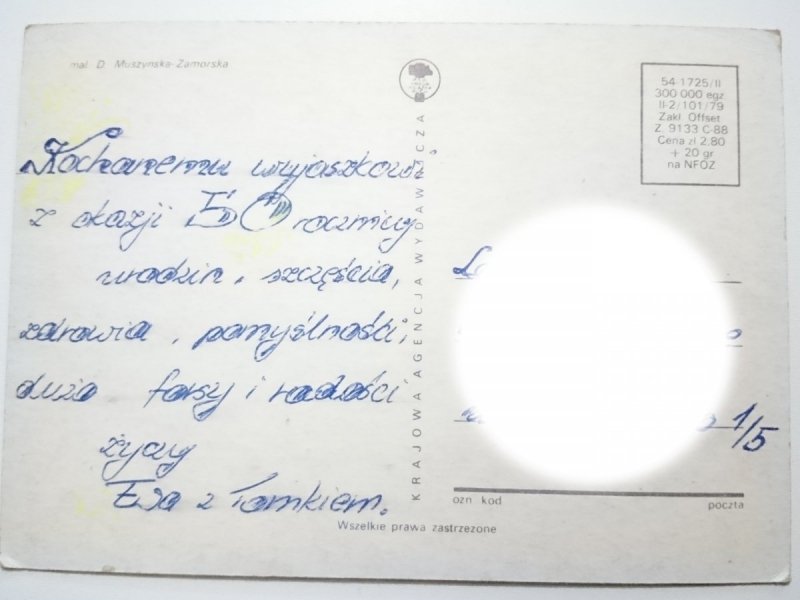 DZIEWCZYNKA Z PODPARTĄ BUŹKĄ MAL. D. MUSZYŃSKA-ZAMORSKA
