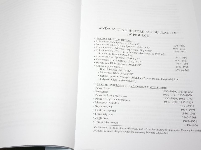 BAŁTYK GDYNIA. 75 LAT - Stanisław Głowacki 2006