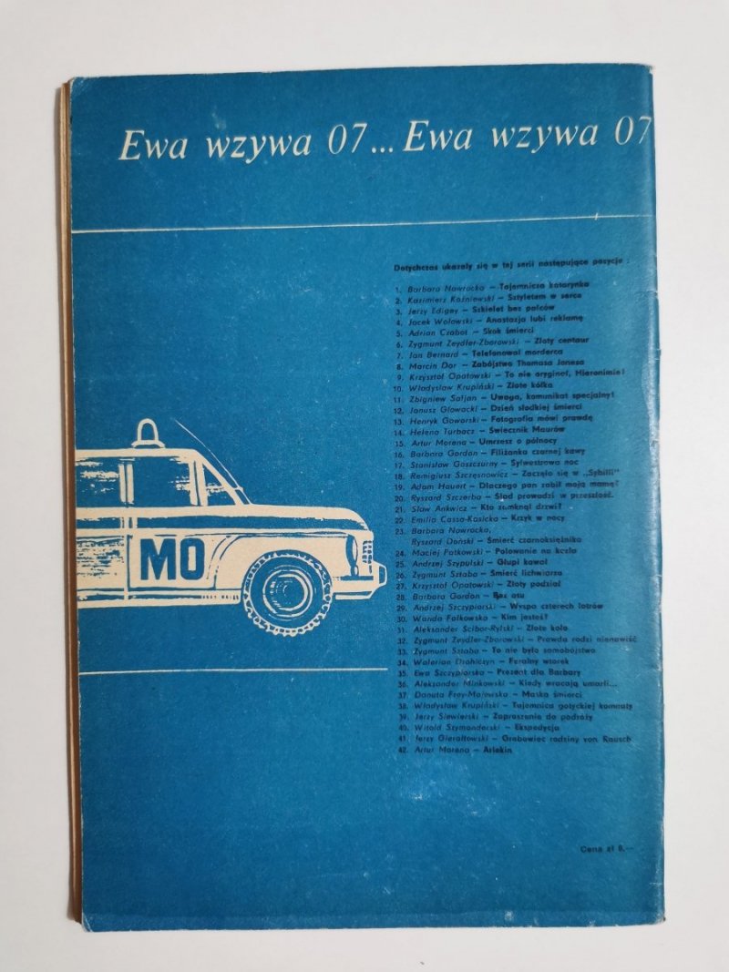 EWA WZYWA 07 NR 43 ŚLAD RĘKAWICZKI - Helena Sekuła 1972