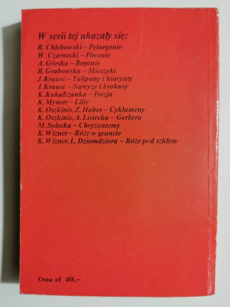 GOŹDZIKI - Dr Kazimierz Mynett 