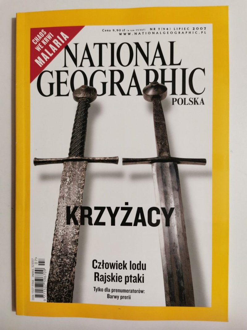 NATIONAL GEOGRAPHIC POLSKA NR 7 (94) LIPIEC 2007