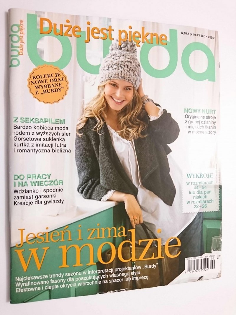 BURDA NR 2/2012 JESIEŃ I ZIMA W MODZIE
