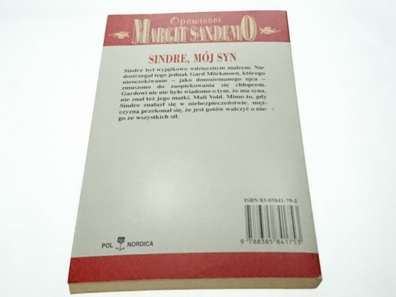 OPOWIEŚCI MARGIT SANDEMO TOM 32 SINDRE, MÓJ SYN