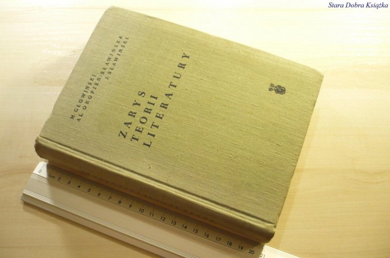 ZARYS TEORII LITERATURY - M. Głowiński 1967