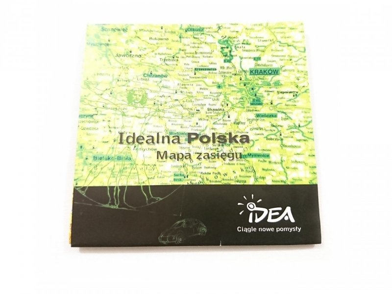 IDEALNA POLSKA. MAPA ZASIĘGU 2001