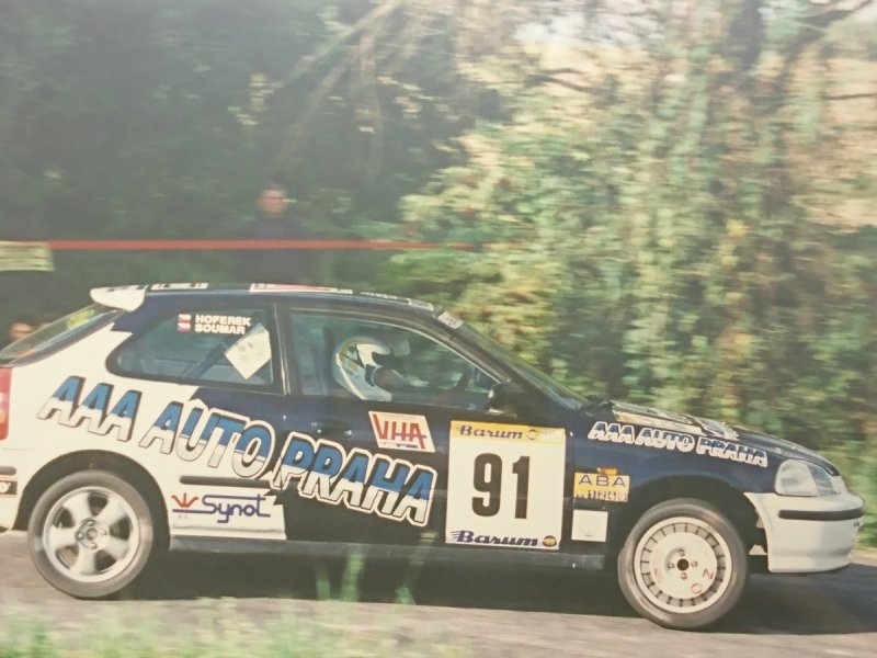 RAJD WRC 2005 ZDJĘCIE NUMER #022 HONDA CIVIC