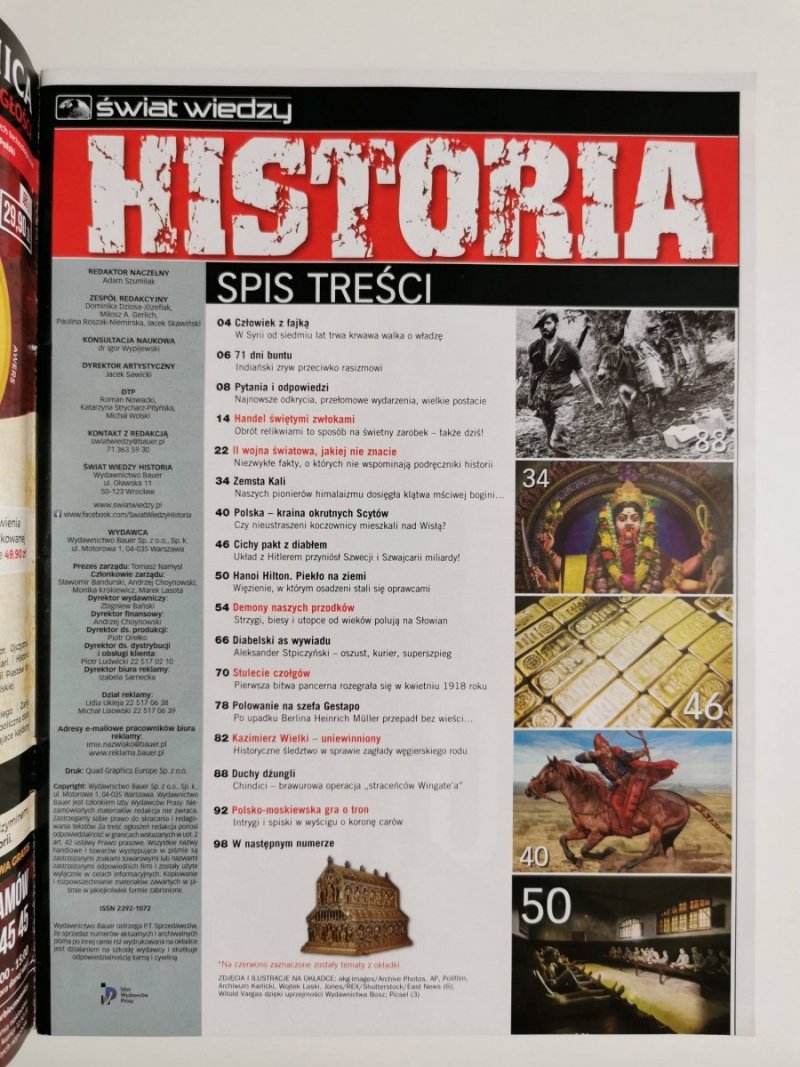 ŚWIAT WIEDZY HISTORIA NR 2/2018 KWIECIEŃ-MAJ