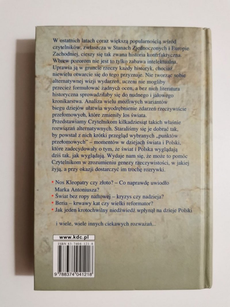 DYLEMATY HISTORII NOS KLEOPATRY - Paweł Wieczorkiewicz 2004