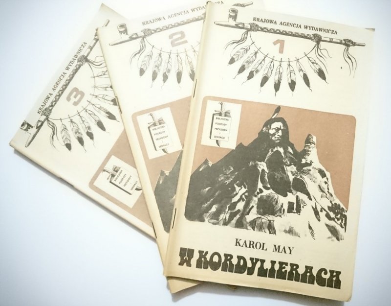 W KORDYLIERACH TOMY OD 1 DO 3 - Karol May 1984