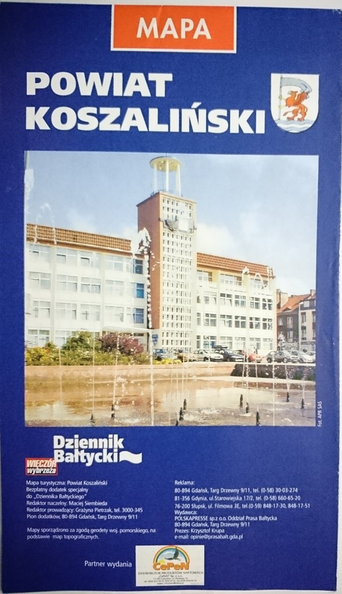 MAPA. POWIAT KOSZALIŃSKI