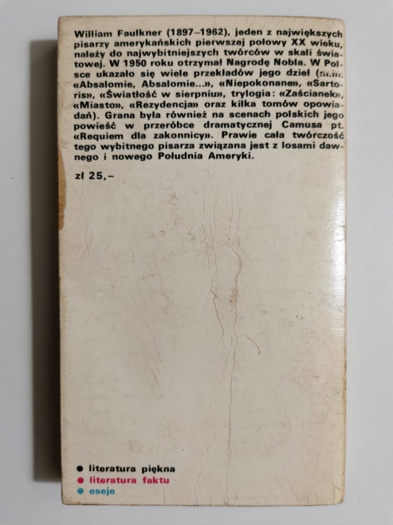 CZERWONE LIŚCIE - William Faulkner 1978