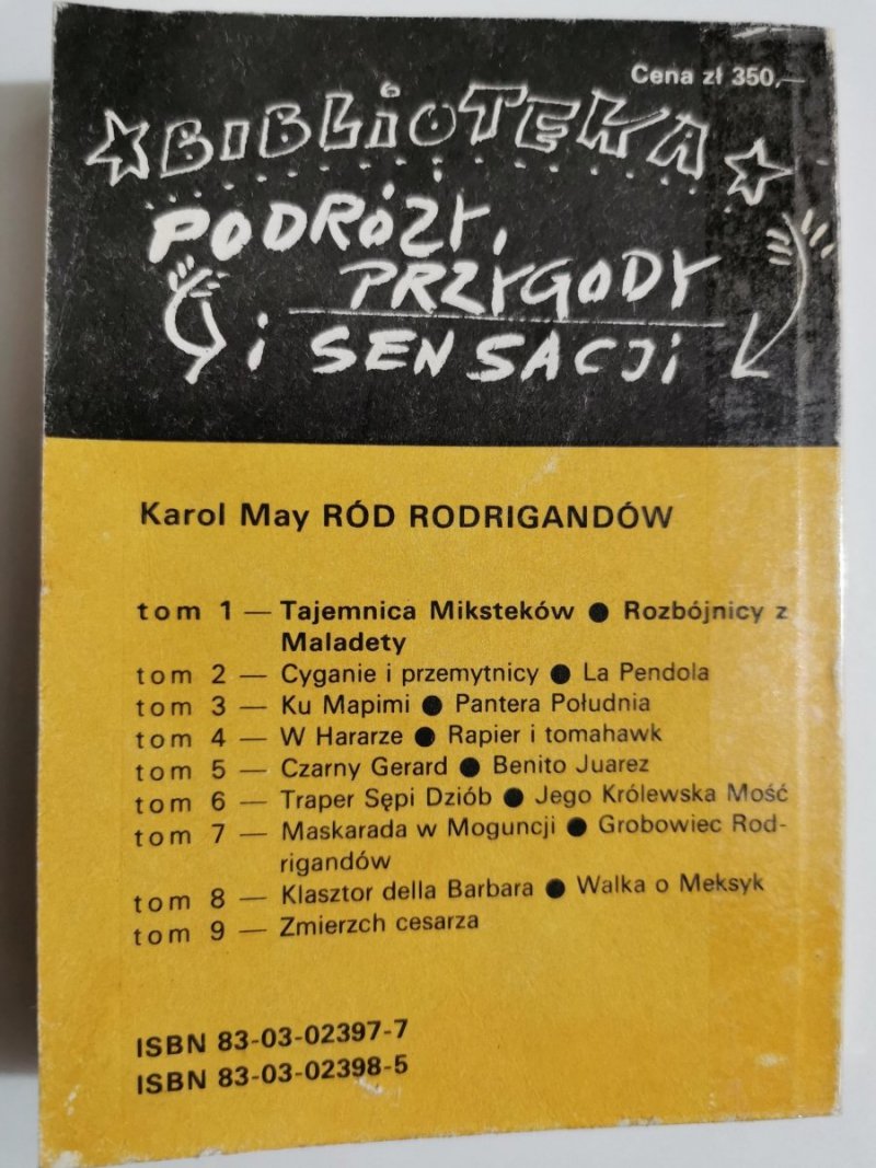TAJEMNCIA MIKSTEKÓW. ROZBÓJNICY Z MALADETY - Karol May 1988