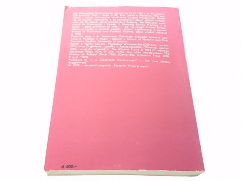 POWSTANIE WARSZAWSKIE - Jan M. Ciechanowski 1984