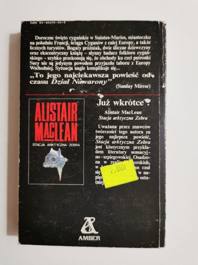 TABOR DO VACCARES - Alistair MacLean 1989