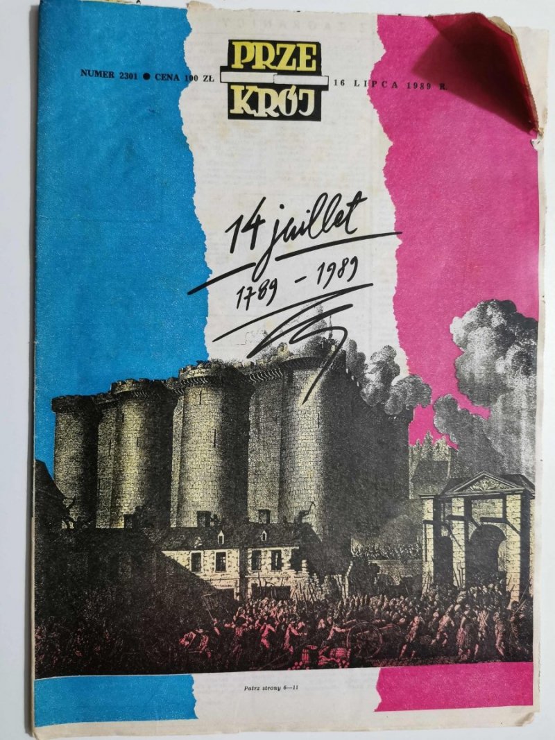 PRZEKRÓJ NUMER 2301 16 LIPCA 1989 R.
