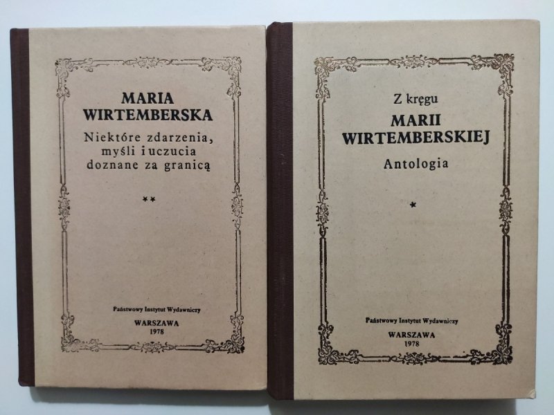 DZIEŁA MARII WIRTEMBERSKIEJ – Maria Wirtemberska