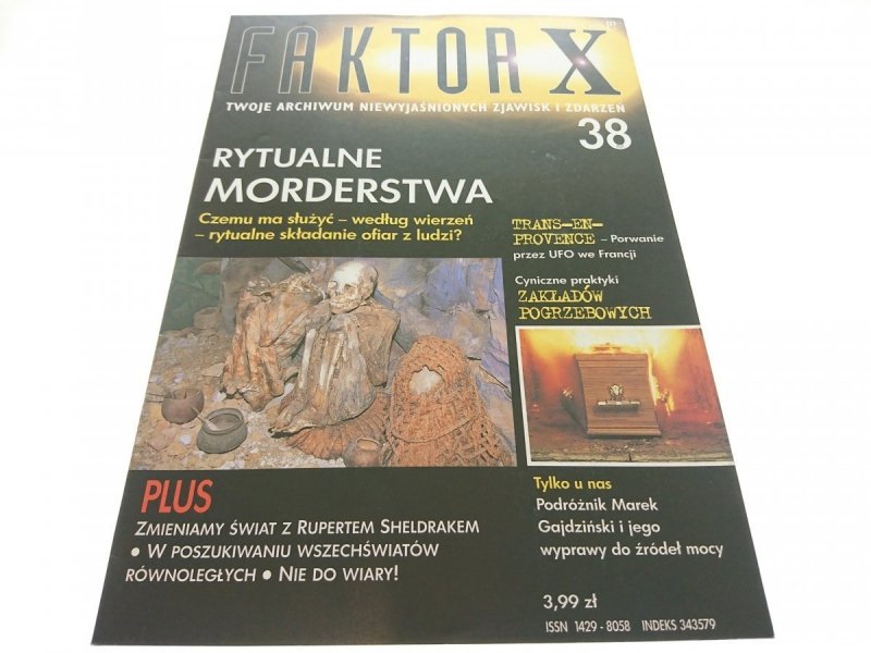 FAKTOR X 38 RYTUALNE MORDERSTWA 2000