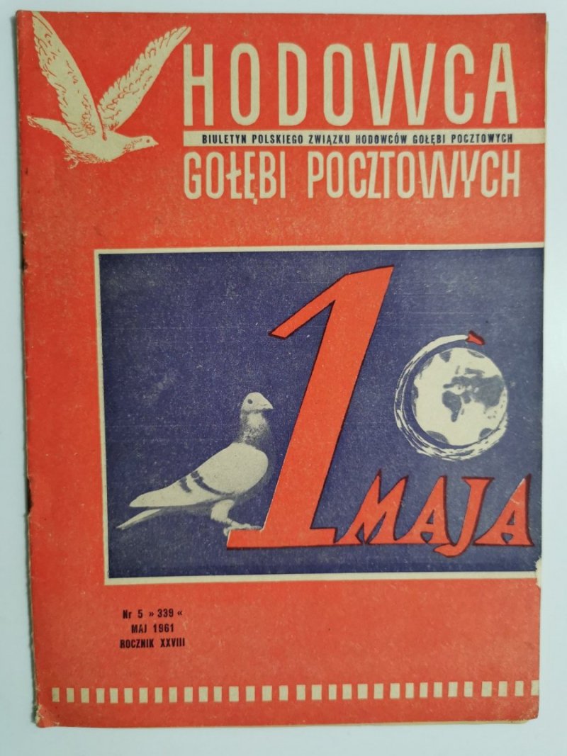 HODOWCA GOŁĘBI POCZTOWYCH NR 5 1961