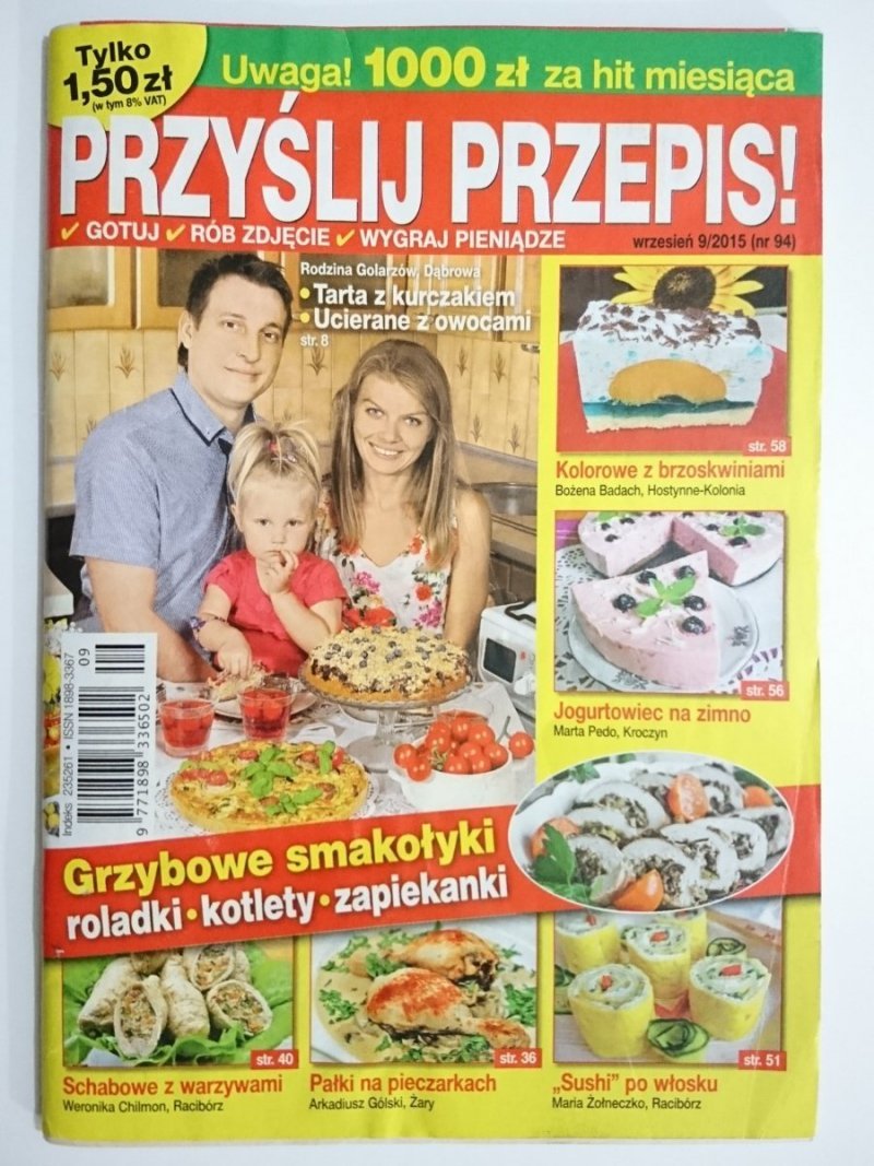 PRZYŚLIJ PRZEPIS 9-2015