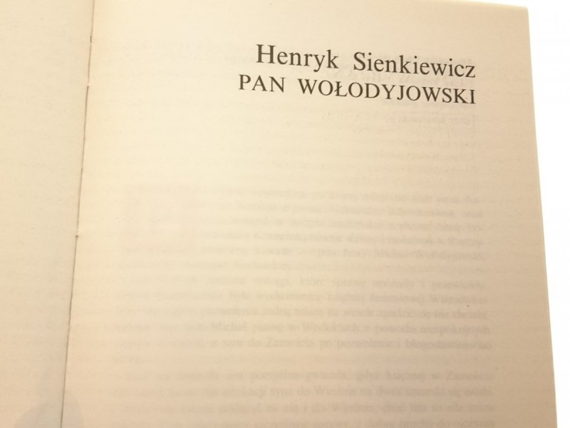 PAN WOŁODYJOWSKI - Henryk Sienkiewicz 1977