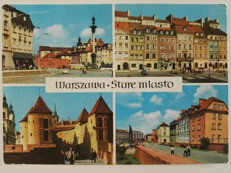 WARSZAWA. PLAC ZAMKOWY I INNE FOT. KRASSOWSKI, PASZKOWSKA