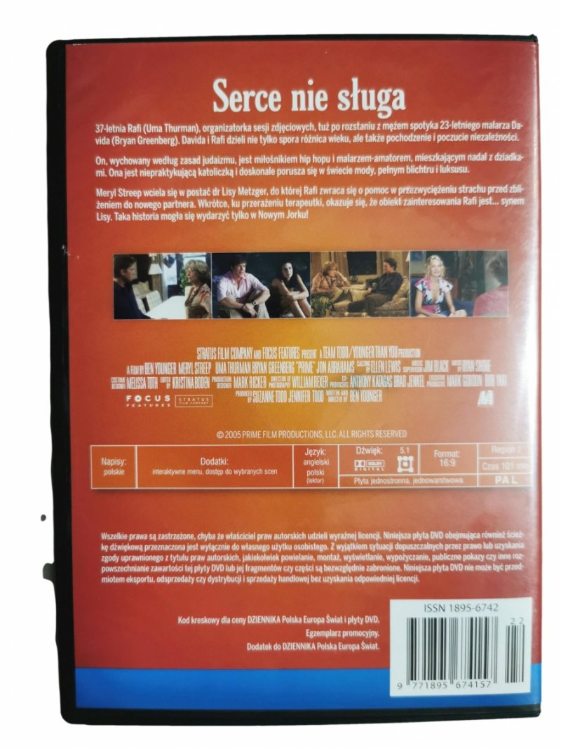 DVD. SERCE NIE SŁUGA