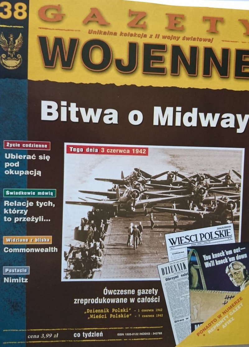 GAZETY WOJENNE 38 BITWA O MIDWAY