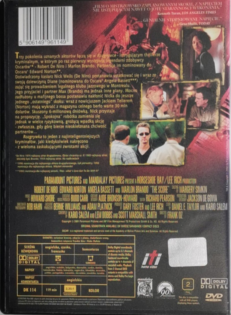 DVD. ROZGRYWKA