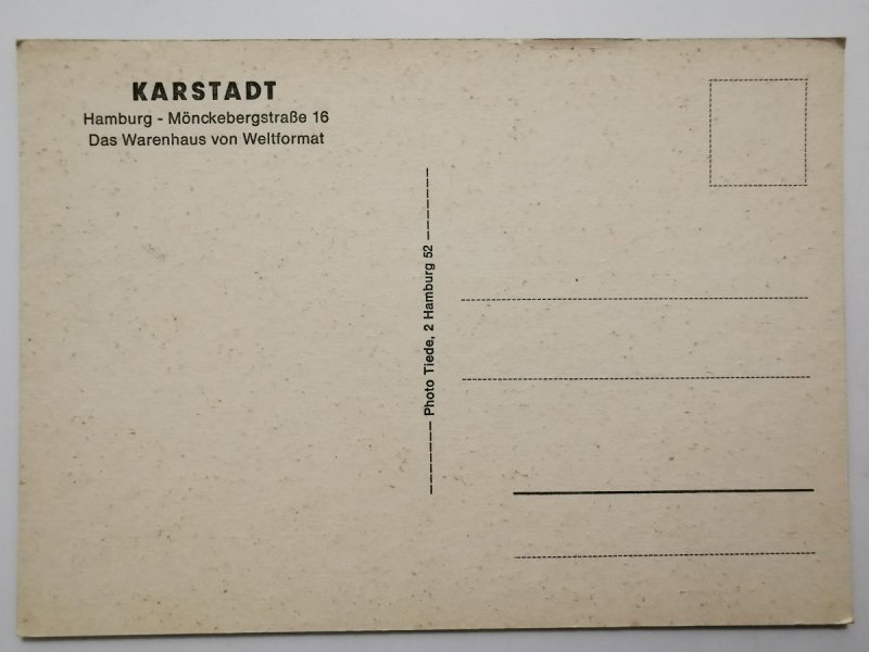 KARSTADT. HAMBURG – MONCKEBERGSTRASSE