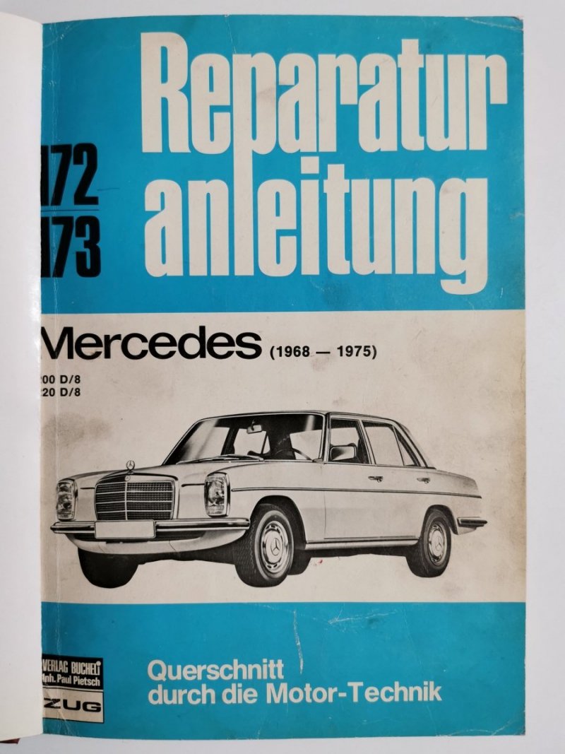 MERCEDES 1968-1975 REPARATUR ANLEITUNG 