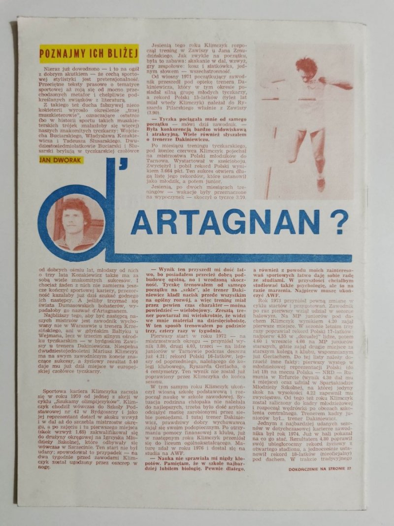 LEKKOATLETYKA NR 6 (254) ROK XXII 1977