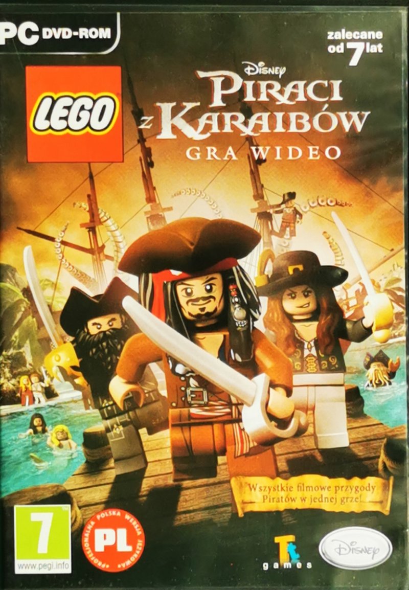 PC-DVD. LEGO PIRACI Z KARAIBÓW POLSKIE WYDANIE POLSKA WERSJA PL PC