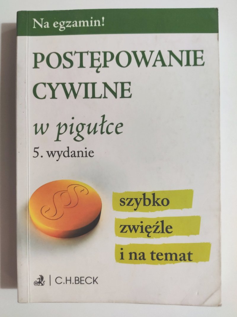 POSTĘPOWANIE CYWILNE W PIGUŁCE WYDANIE 5