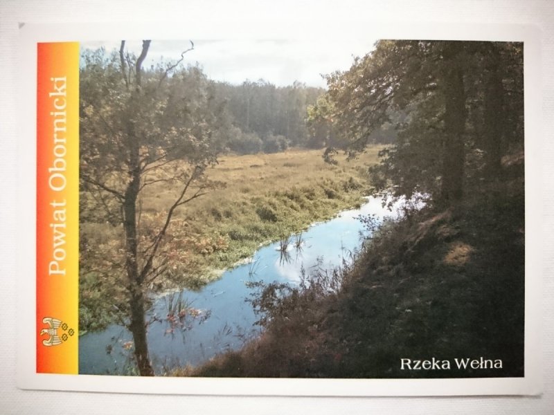 POWIAT OBORNICKI. RZEKA WEŁNA
