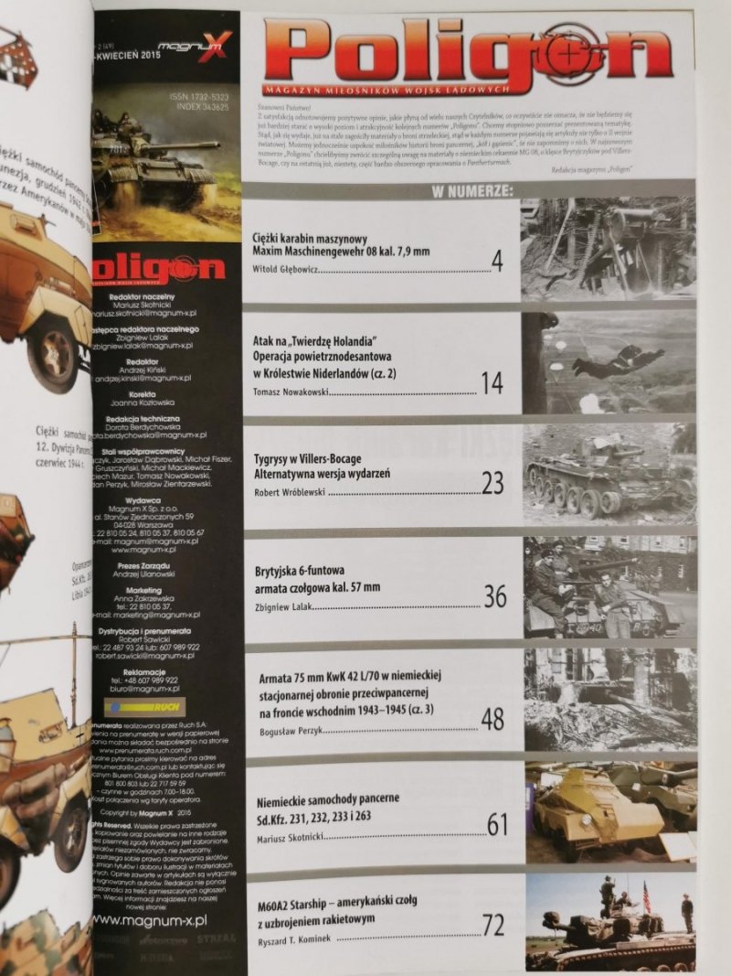 POLIGON NUMER 2 (49) MARZEC-KWIECIEŃ 2015