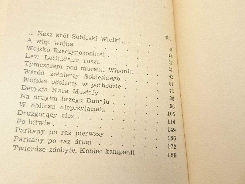 POD WIEDNIEM I PARKANAMI 1683 - M. Sadzewicz 1967