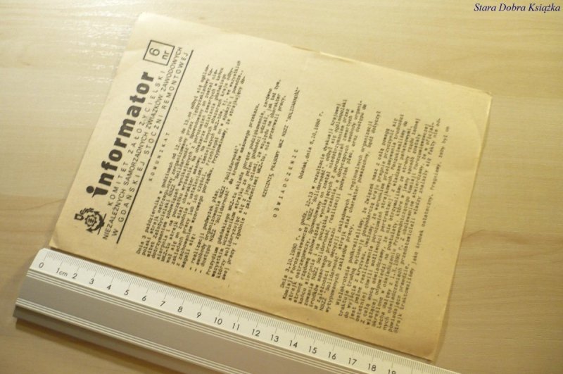 INFORMATOR. KOMIET ZAŁOŻYCIELSKI NIEZALEŻNYCH NR 6