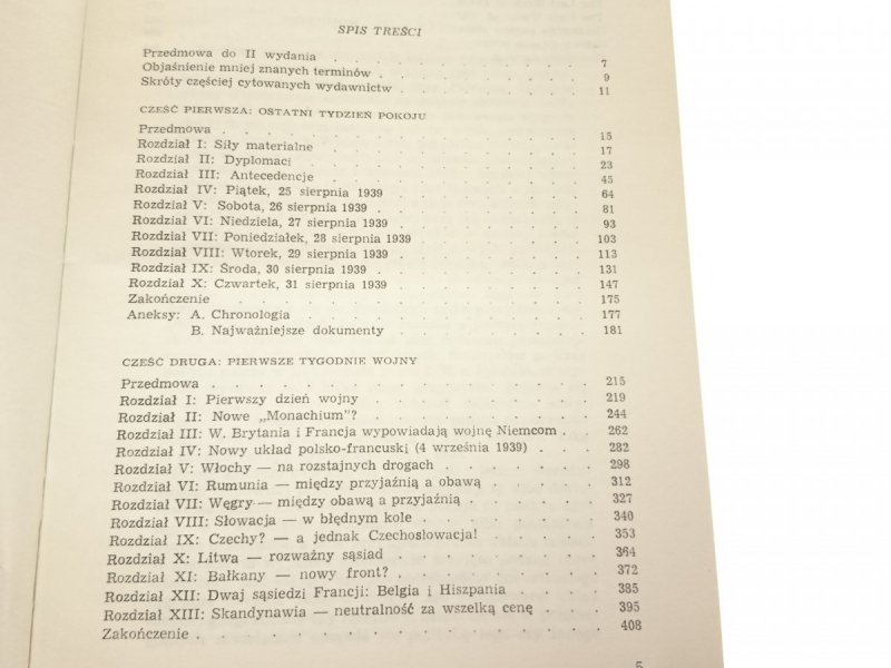 AGONIA POKOJU I POCZĄTEK WOJNY - H. Batowski 1984