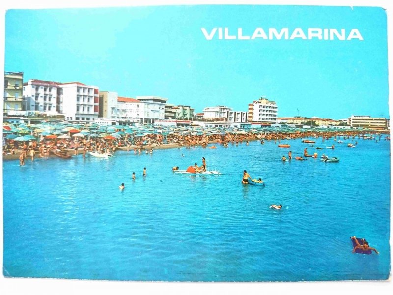 VILLAMARINA DI CESENATICO. ALBERGHI E SPIAGGIA