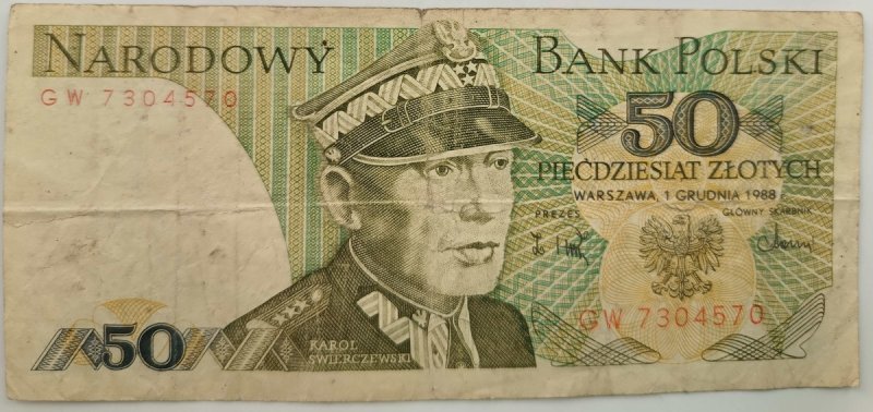 PIĘĆDZIESIĄT ZŁOTYCH GW 7304570