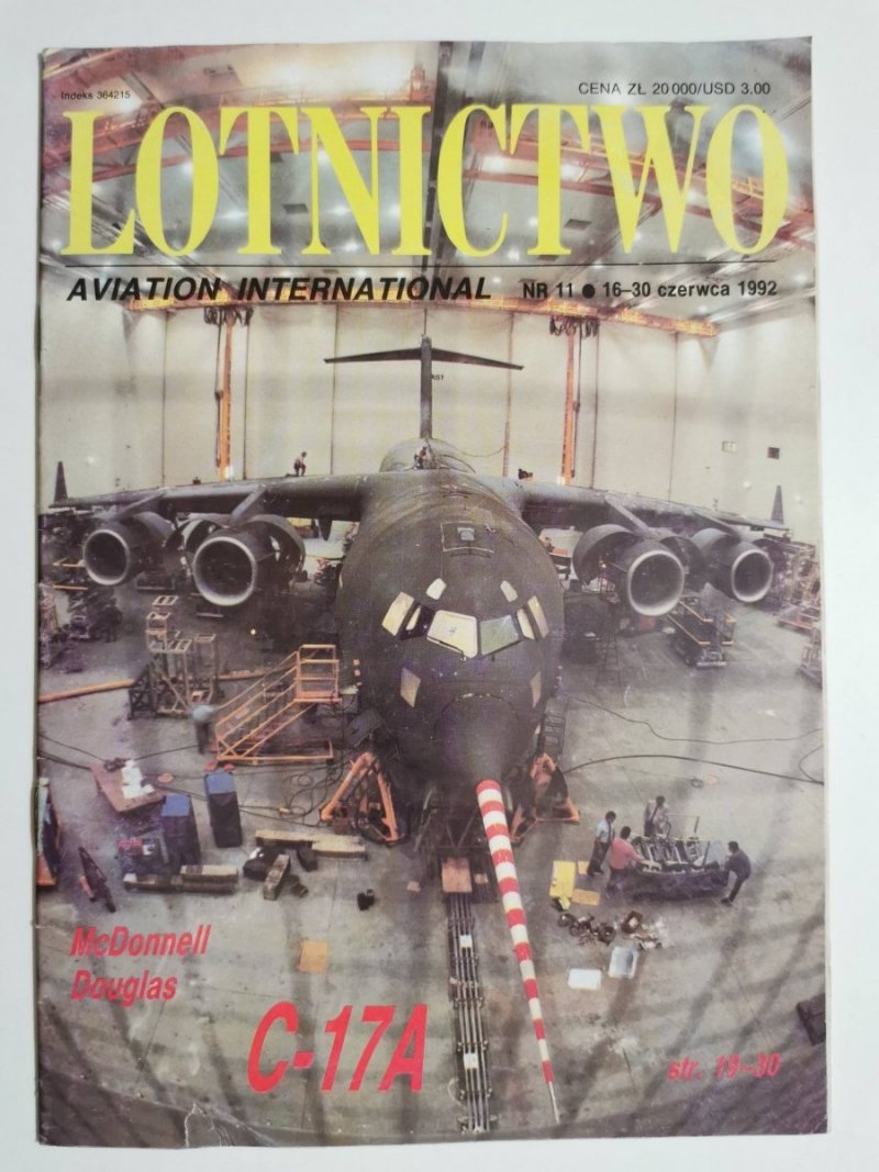 LOTNICTWO NR 11 16-30 CZERWCA 1992