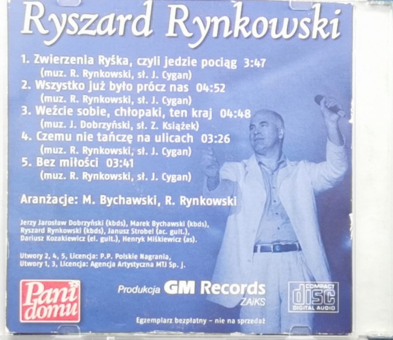 CD. ZŁOTE PRZEBOJE CZĘŚĆ 2 - Ryszard Rynkowski