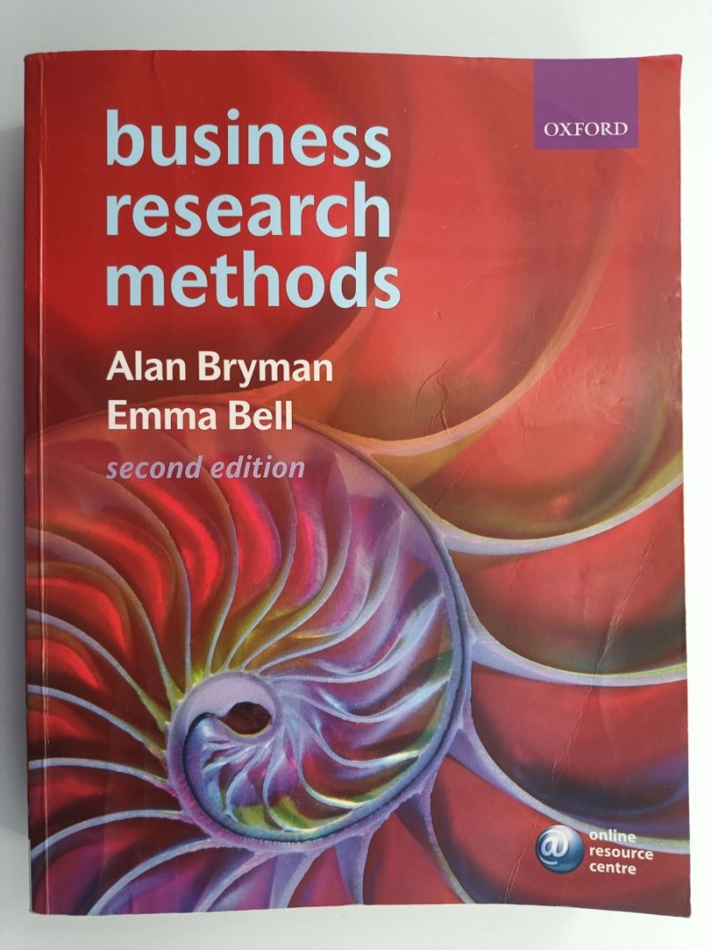 BUSINESS RESEARCH METHODS - Alan Bryman