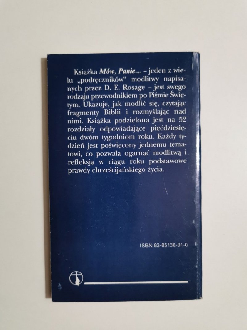 MÓW, PANIE.. - David E. Rosage 