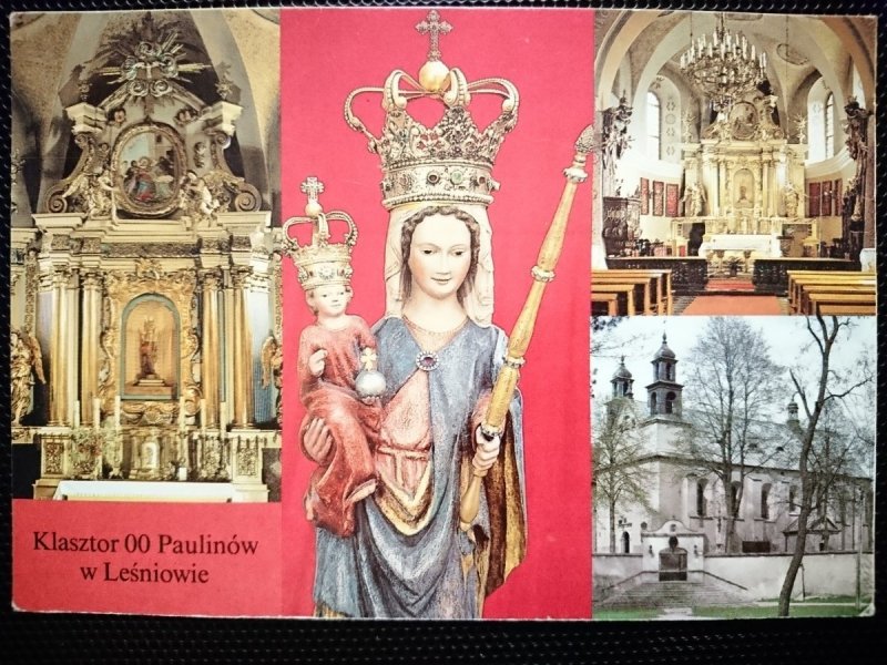 CUDOWNA FIGURA MATKI BOŻEJ LEŚNIOWSKIEJ, OŁTARZ GŁÓWNY, WIDOK ZEWNĘTRZNY SANKTUARIUM FOT. GUDANOWICZ