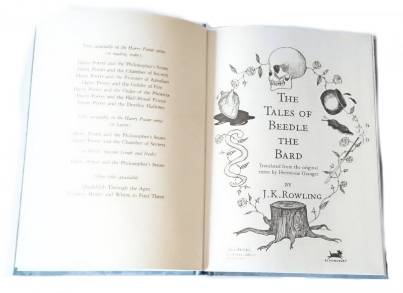 THE TALES OF BEEDLE THE BARD - J. K. Rowling 2008