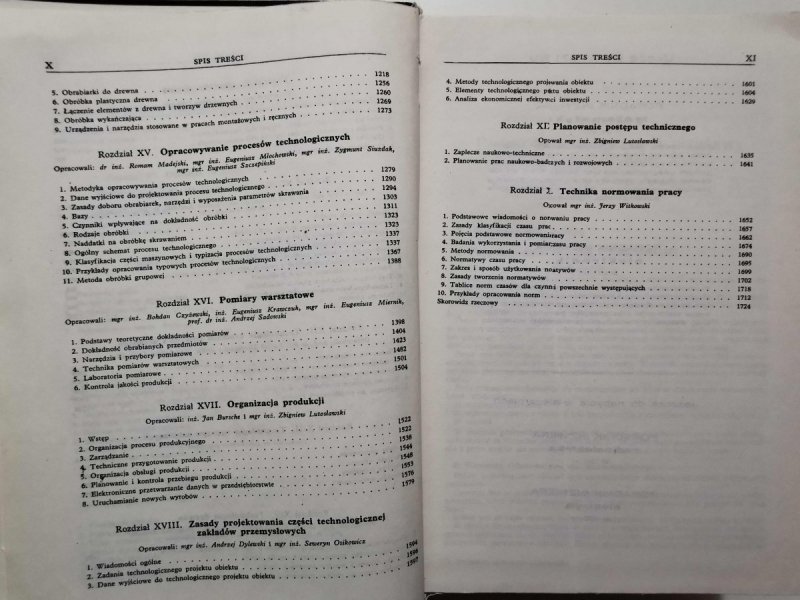 PORADNIK INŻYNIERA. MECHNIKA TOM 3 ZAGADNIENIA TECHNOLOGICZNE 1970