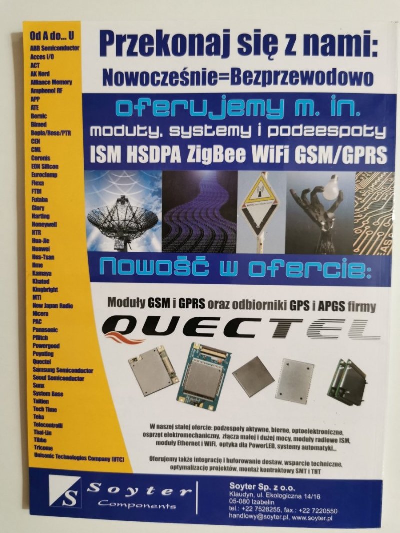 ELEKTRONIKA PRAKTYCZNA PAŹDZIERNIK NR 10/2010 Z PŁYTĄ CD